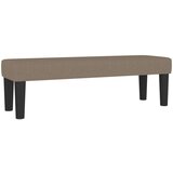  S oprugama i madracem smeđesivi 140 x 190 cm od tkanine | shoptok.hr