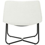 MID.YOU FOTELJ, krem barve, črna les, kovina, tekstil | Shoptok.si