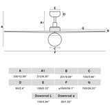Faro 34282-11L - Plafonski ventilator KLIM L 1xE27/15W/230V borovina/crna + daljinski upravljač | Eponuda.com