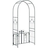  Vrtni lok s ključavnico Črna 102 x 50 x 218 cm, (5000160756) | Shoptok.si