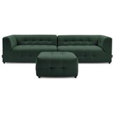 Bobochic Paris Temno zelen kavč 324 cm Kleber - Bobochic Paris | Shoptok.si