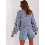 Wool Fashion Italia Sweater-AT-SW-2382.97P-Grey-Blue | shoptok.hr