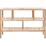 kopalniška polica - kopalniški kabinet iz trdne orehovine 100x40x65 cm, (21794801)