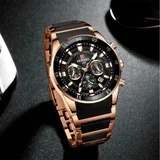 81011M black gold ručni sat