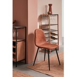 YES EVERYDAY Črna/v naravni barvi kovinska vinska omara število steklenic 20, 50x122x35 cm Isaac – | Shoptok.si