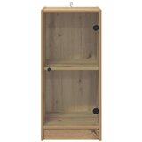vidaXL Strani šal artisan hrast 35 x 37 x 76 cm Konstruiran les | Shoptok.si