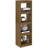 vidaXL knjižna omara za razdelitev prostora medeno rjava 40x30x135,5cm | Shoptok.si