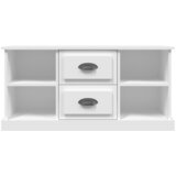 TV ormarić bijeli 99,5 x 35,5 x 48 cm od konstruiranog drva | Eponuda.com