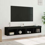 vidaXL TV ormarići s LED svjetlima 2 kom crni 80x30x30 cm | shoptok.hr