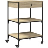 Furnova Kuhinjski voziček sonoma hrast 60x48x89,5 cm inženirski les, (21951395) | Shoptok.si