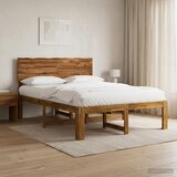  Krevetni okvir s uzglavljem ROSTOCK Prirodna 120 x 200 cm | shoptok.hr