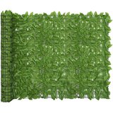 vidaXL Balkonsko platno z zelenim listjem 300x150 cm Cene