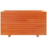  Vrtno cvetlično korito voščeno 90x40x49,5 cm trdna borovina | Shoptok.si