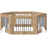  Vrata za pse s postoljem 6 pcs Hrast artisan 80 x 60 cm | shoptok.hr