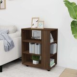 vidaXL Pokretni ormarić boja smeđeg hrasta 60 x 35 x 75 cm drveni | shoptok.hr