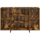  Komoda boja dimljenog hrasta 120 x 30 x 75 cm konstruirano drvo | Eponuda.com