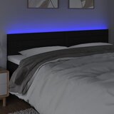  LED uzglavlje crno 200x5x78/88 cm od tkanine | shoptok.hr