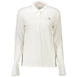 U.S. Polo Assn. US POLO LONG SLEEVE POLO WOMAN WHITE | shoptok.hr