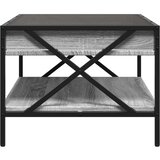  Stolić s beskonačnim LED svjetlima boja hrasta 70x50x38 cm | shoptok.hr