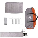 Šator kupola za 4 osobe Siva i narančasta 505 x 450 x 248 cm | shoptok.hr
