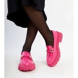 Gemre Dark pink loafers with a buckle Lasima | Shoptok.si