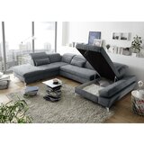 Hom`in sedežna garnitura, mikrovelur antracit | Shoptok.si