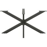  Noge jedilne mize pajkove oblike antracitne 150x78x(72-73) cm jeklo, (5000241498) | Shoptok.si