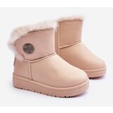 Big Star Children's Snow Boots Padded with Fur Beige | ePonuda.com