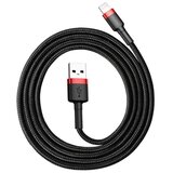 Baseus Cafule USB Lightning kabel 2,4A 0,5m (rdeč+črn), (20627457) | Shoptok.si