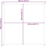  Jedro za sunce Svijetlo siva i bijela. 7 x 7 m | shoptok.hr
