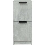  Komoda siva boja betona 30 x 30 x 70 cm od konstruiranog drva | shoptok.hr
