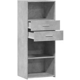 vidaXL Visoka omara betonsko siva 50x42,5x124 cm inženirski les | Shoptok.si