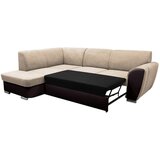 MID.YOU KOTNA SEDEŽNA GARNITURA, velur temno rjava, bež | Shoptok.si