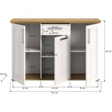 MID.YOU Komoda Verona, Barva Macesna | Shoptok.si