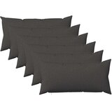 Jastuk s jastukom HEERLEN 6 kom. Tamnosiva Tkanina - Tamnosiva 40 x 80 cm 6 | shoptok.hr