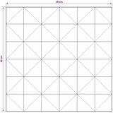  Zidna Ploča 11 kom. Prirodna 30 x 30 x 2 cm - Prirodna | shoptok.hr