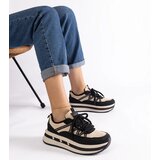 Gemre Black-beige women's sneakers Renetta | Shoptok.si