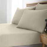 Catherine Lansfield Bež napenjalna rjuha 185x200 cm So Soft Non-Iron – | Shoptok.si