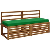  Jastučić za klupu SOEST 100% poliester Zelena 150 x 50 x 8 cm Slike