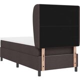 Box Spring Krevet s Madracem Tamno Smeđi 100x200 cm Tkanina | shoptok.hr