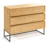 Kave Home Komoda v hrastovem dekorju v naravni barvi 100x78x42 cm Taiana – | Shoptok.si