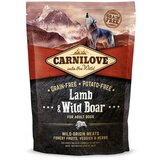 Carnilove dog adult - ovca & divji prašič 1,5 kg Cene