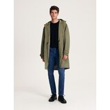 Reserved vodoodporna parka s kapuco - kaki | Shoptok.si