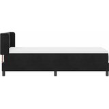  s opruga kutije s uzglavljem Crna 200 x 80 cm Baršun | shoptok.hr