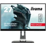 Iiyama Monitor G-Master Red Eagle, 27” ETE Pro-Gaming, 144Hz FreeSync, 2560×1440@144Hz, 350cd/m², DVI , DisplayPort, HDMI, 13cm heigt adj. stand, Pivot, 1ms, USB-HUB (2×3.0), Black Tuner, Speakers