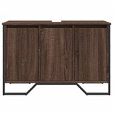  Kupaonski ormarić za umivaonik boja hrasta 91x35x60 cm drveni | shoptok.hr