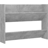 vidaXL Stenska omara za čevlje 2 kosa betonsko siva 80x18x60 cm, (20619686) | Shoptok.si