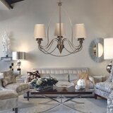 Opviq Berfin 3 Lü Eskitme Hasır Abajurlu Multicolor Chandelier | ePonuda.com