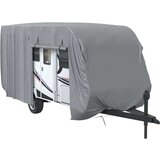 vidaXL Prevleka za prikolico siva 610x250x220 cm netkana tkanina | Shoptok.si