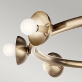  Kichler KL-PALTA9-CPZ - Visilica na sajli PALTA 9xE14/40W/230V zlatna | Eponuda.com